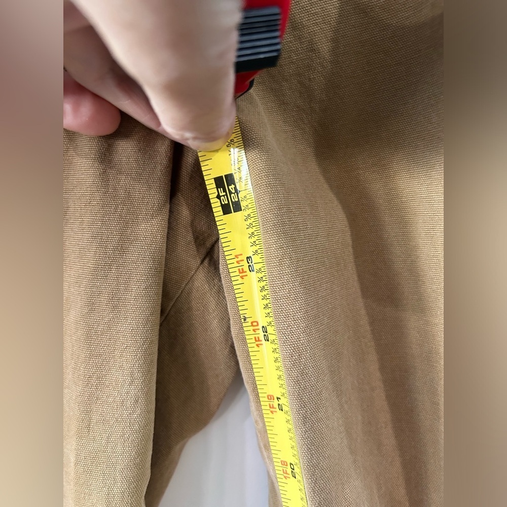 Anthropologie Paper Boy Utility Pants With Hidden Button Fly Size 29 Boho Casual - Picture 7 of 9